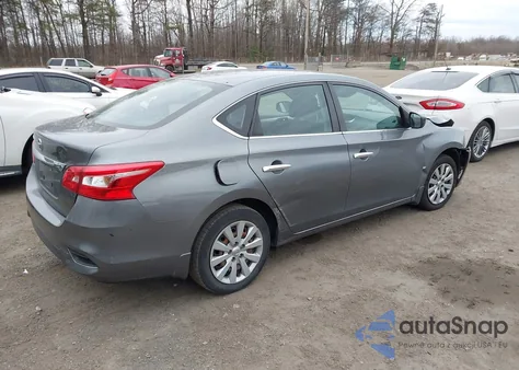 2017 Nissan Sentra S z USA, uszkodzony, nr VIN 3N1AB7AP6HY281454